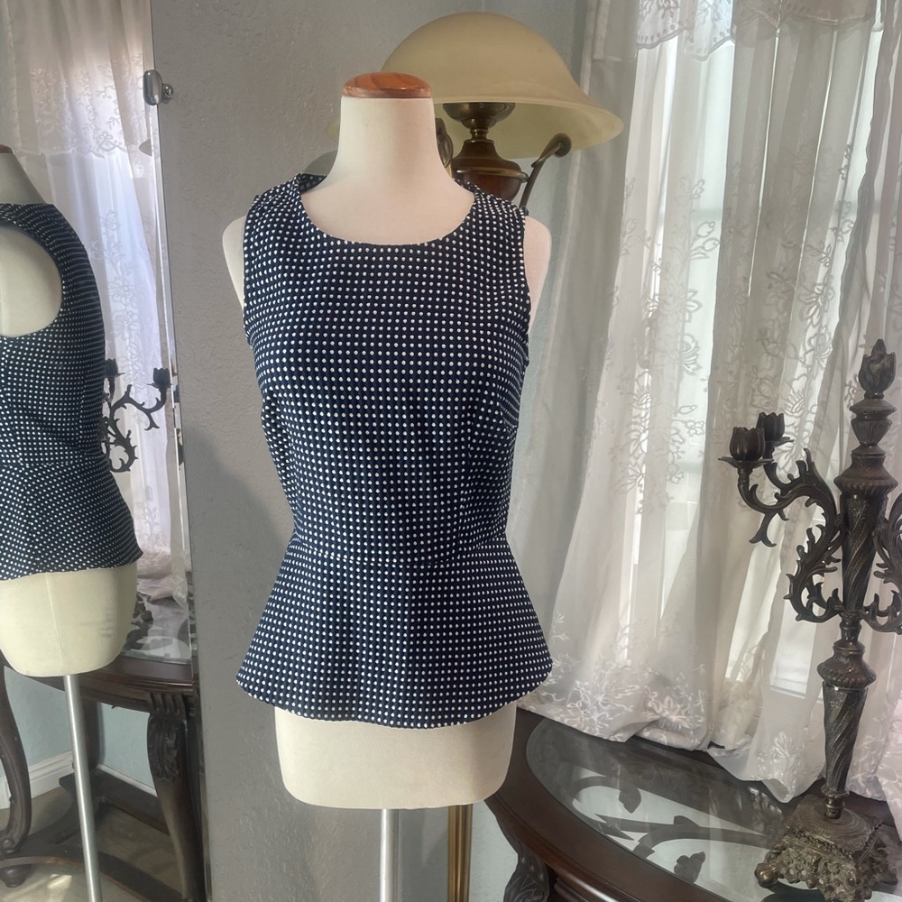 Navy  plum top